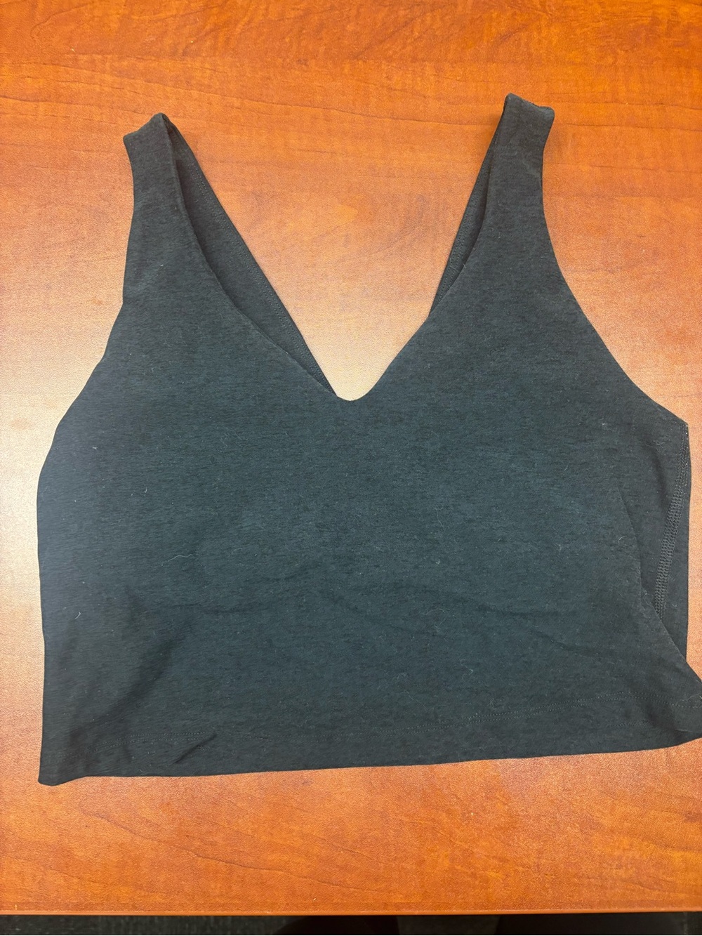 Beyond Yoga Black V-Neck Cropped Tank Top